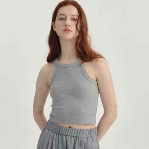 GU Halter Neck Tank Tops