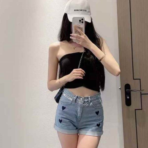 Korean KIMHEKIM denim shorts