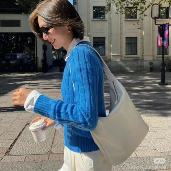 Large genuine‑leather tote bags