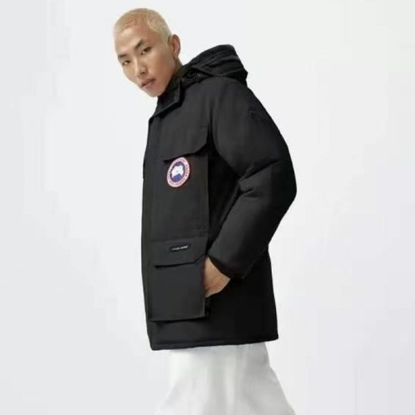CANADA GOOSE  hooded down jacket