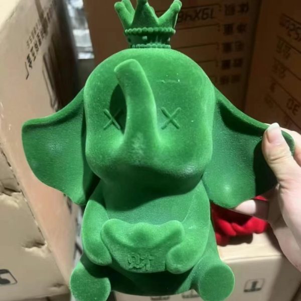Flocked ornaments